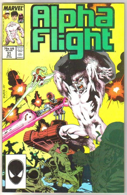 Alpha Flight #51 comic book mint 9.8
