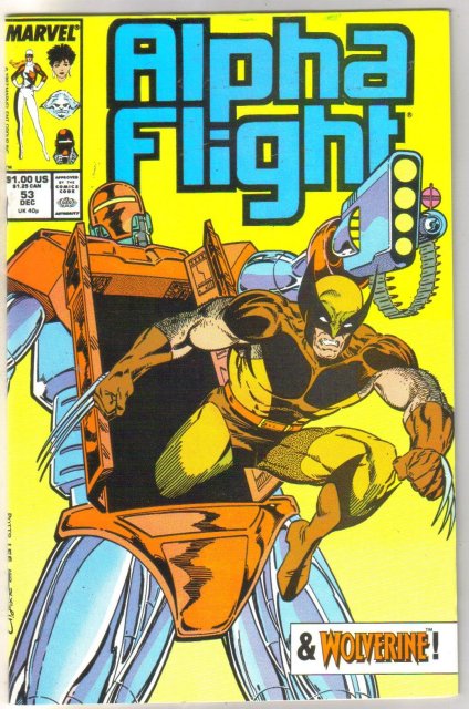 Alpha Flight #53 comic book near mint 9.4