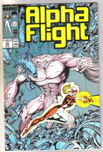 Alpha Flight #56 comic book near mint 9.4
