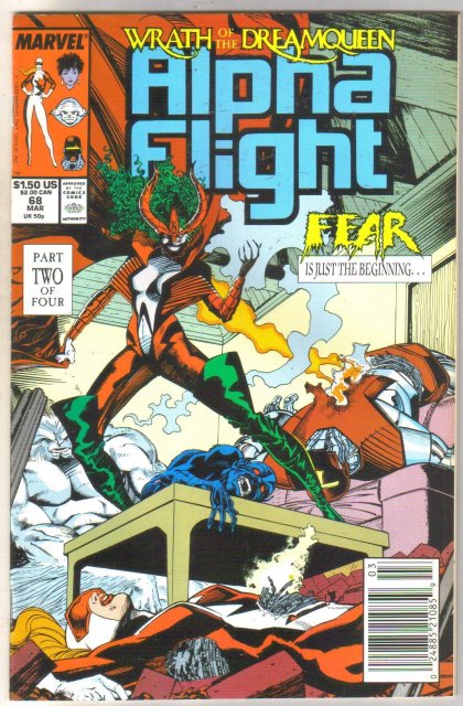 Alpha Flight #68 comic book near mint 9.4