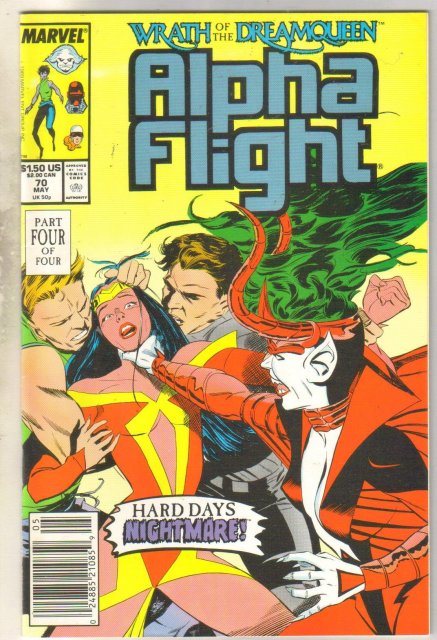 Alpha Flight #70 comic book near mint 9.4