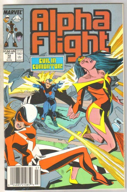 Alpha Flight #72 comic book near mint 9.4
