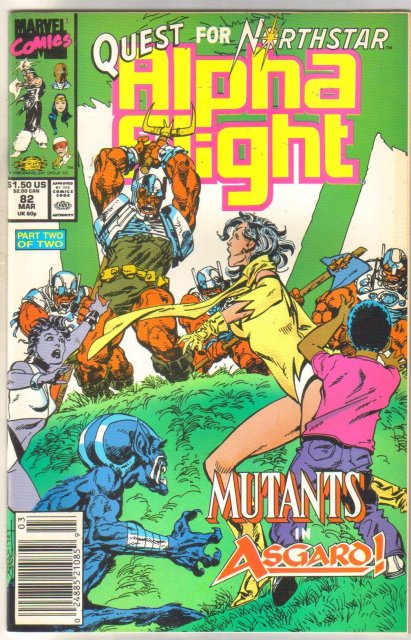 Alpha Flight #82 comic book near mint 9.4