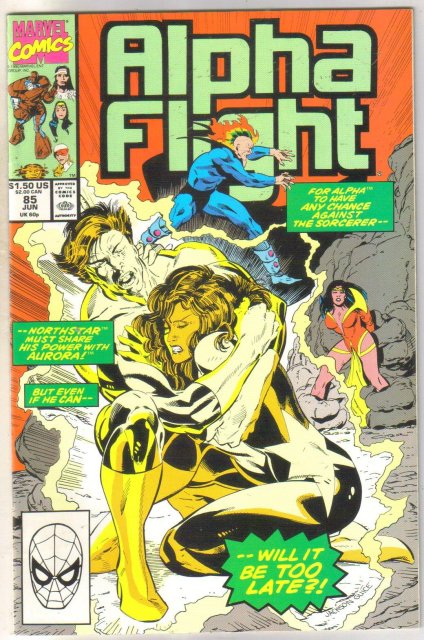 Alpha Flight #85 comic book near mint 9.4