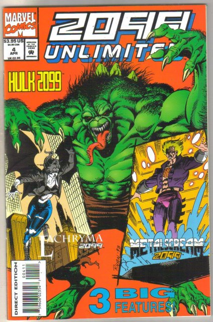 2099 Unlimited #4 comic book mint 9.8