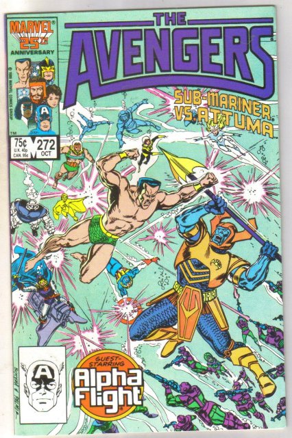 The Avengers #272 comic book near mint 9.4
