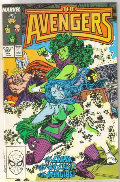 The Avengers #297 comic book near mint 9.4