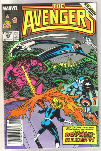 The Avengers #299 comic book near mint 9.4