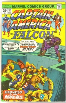 Captain America #187 comic book very fine 8.0