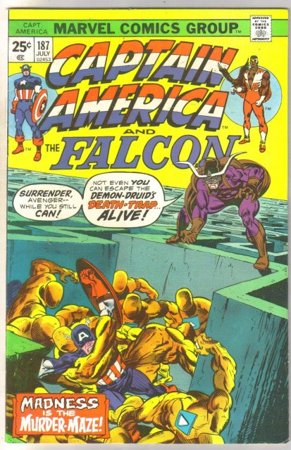 Captain America #187 comic book very fine 8.0