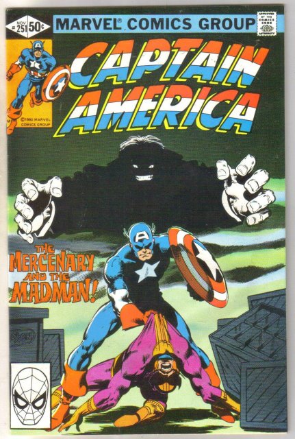 Captain America #251 comic book near mint 9.4e 8.0