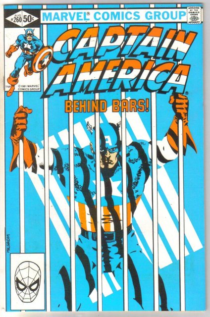 Captain America #260 comic book near mint 9.4e 8.0