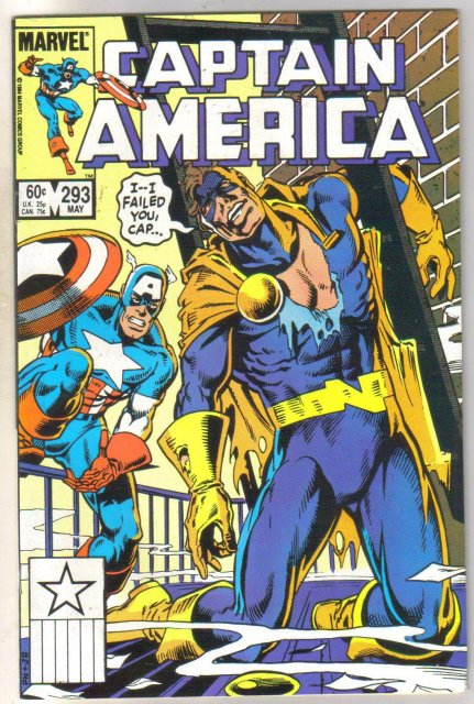 Captain America #293 comic book near mint 9.4