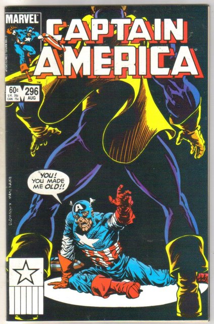 Captain America #296 comic book near mint 9.4