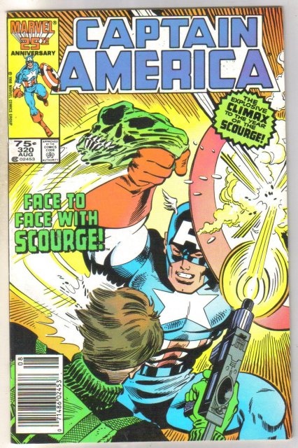 Captain America #320 comic book near mint 9.4