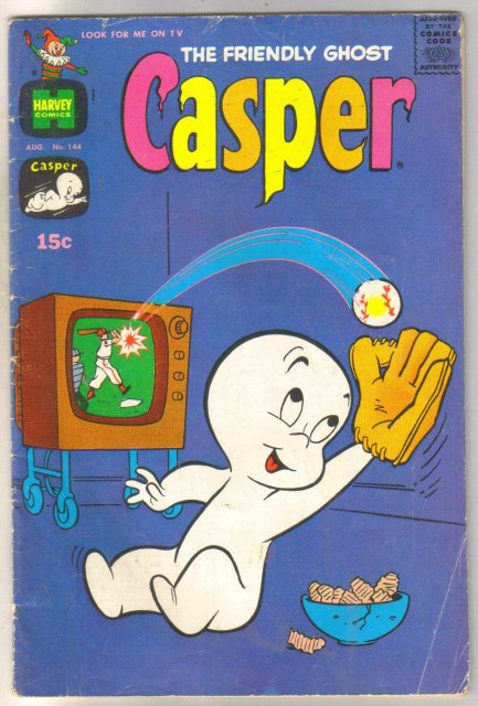 The Friendly Ghost Casper #144 comic book very good 4.0
