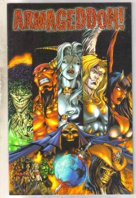 Armageddon #1 with Evil Ernie and Lady Death comic book near mint 9.4
