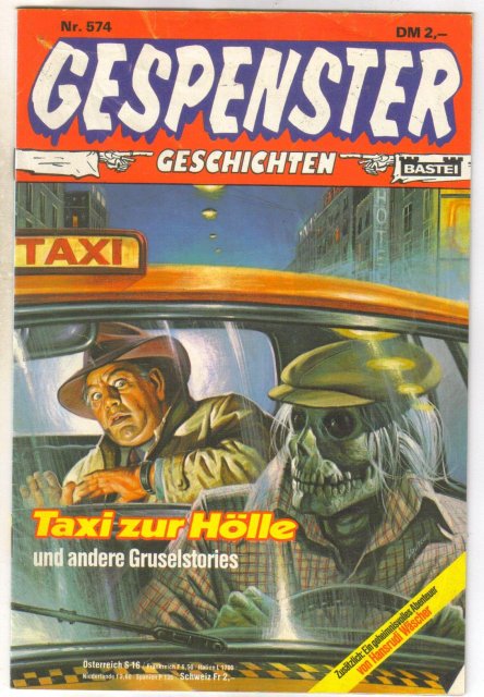 Gespenster Geschichten #574 German language comic book