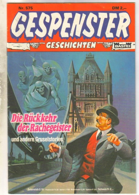 Gespenster Geschichten #575 German language comic book