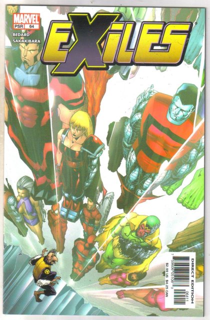 The Exiles #64 comic book near mint 9.4