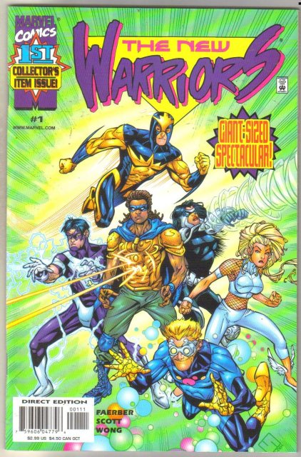 New Warriors #1 comic book mint 9.8