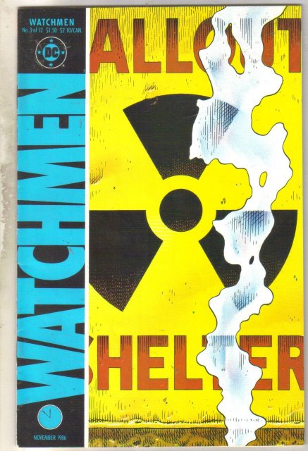 Watchmen #3 comic book fine/very fine 7.0