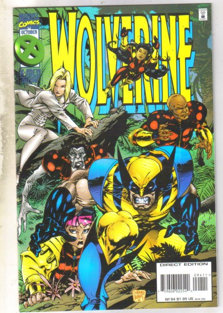 Wolverine #94 comic book near mint 9.4