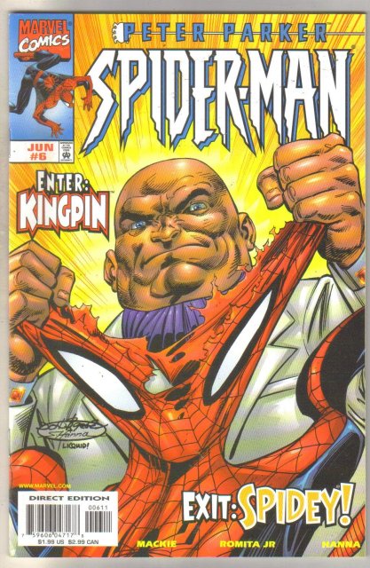 Peter Parker Spider-man #6 comic book mint 9.8
