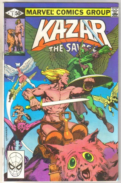 Kazar The Savage #3 comic book mint 9.8