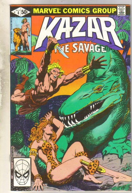 Kazar The Savage #4 comic book mint 9.8
