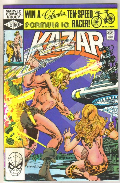 Kazar The Savage #8 comic book near mint 9.4