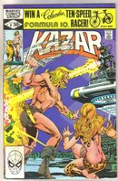 Kazar The Savage #8 comic book near mint 9.4