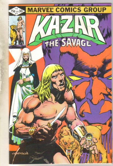 Kazar The Savage #11 comic book mint 9.8