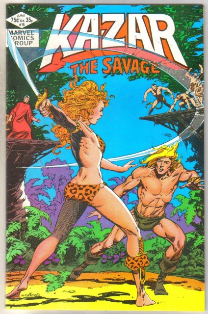 Kazar The Savage #15 comic book near mint 9.4