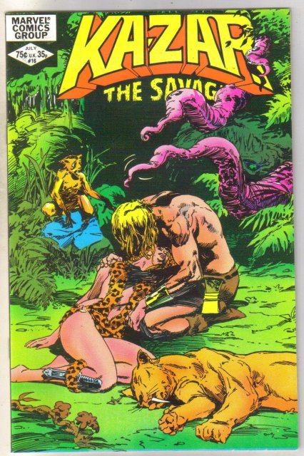 Kazar The Savage #16 comic book mint 9.8
