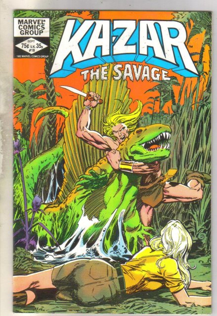 Kazar The Savage #18 comic book near mint 9.4