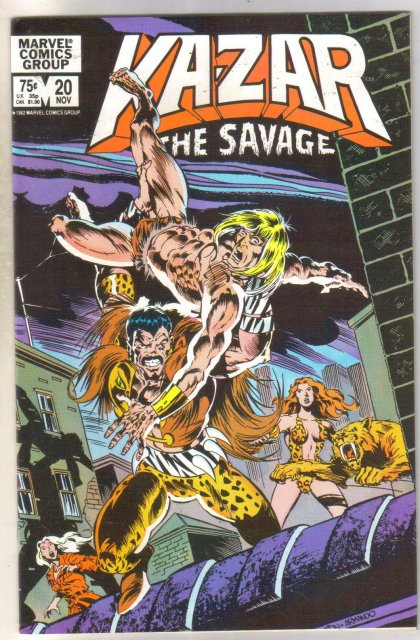 Kazar The Savage #20 comic book near mint 9.4