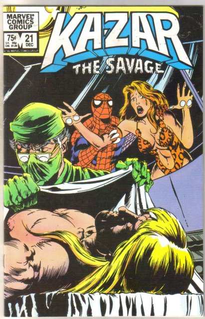 Kazar The Savage #21 comic book near mint 9.4