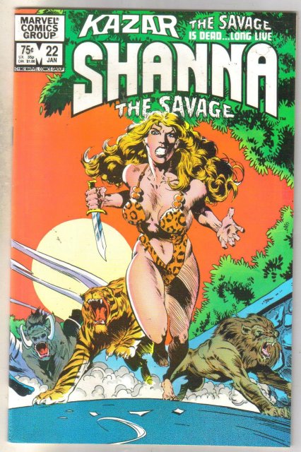 Kazar The Savage #22 comic book near mint 9.4