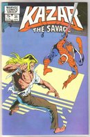 Kazar The Savage #25 comic book near mint 9.4