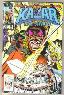 Kazar The Savage #29 comic book mint 9.8