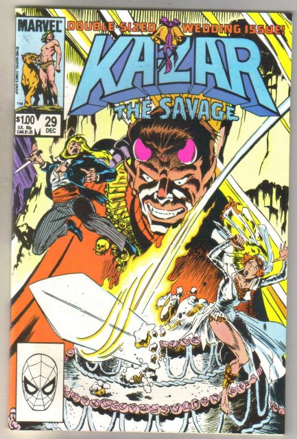 Kazar The Savage #29 comic book mint 9.8