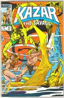 Kazar The Savage #31 comic book near mint 9.4