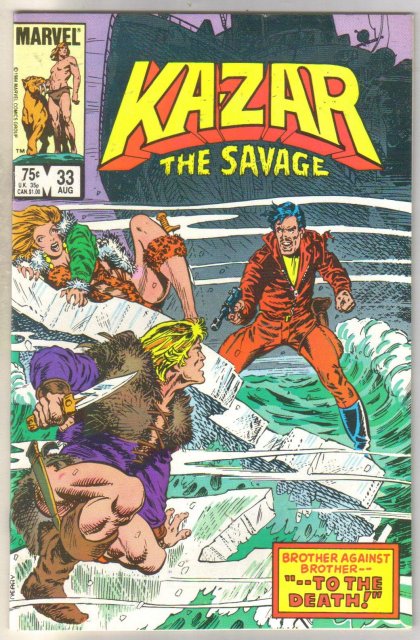 Kazar The Savage #33 comic book mint 9.8