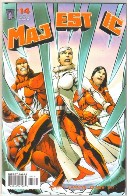 Majestic #14 comic book mint 9.8