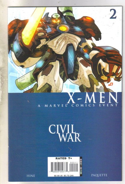 Civil War X-men #2 comic book mint 9.8