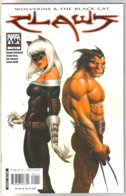 Claws #1 comic book mint 9.8