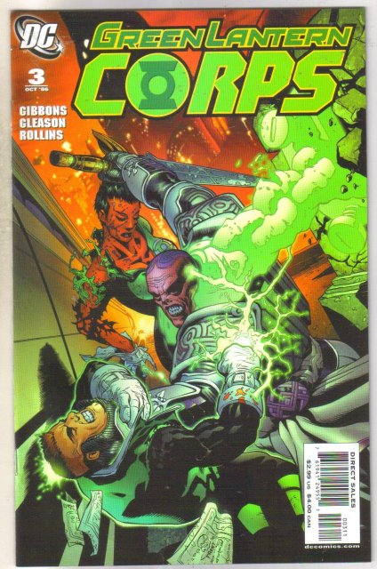 Green Lantern Corps #3 comic book near mint 9.4