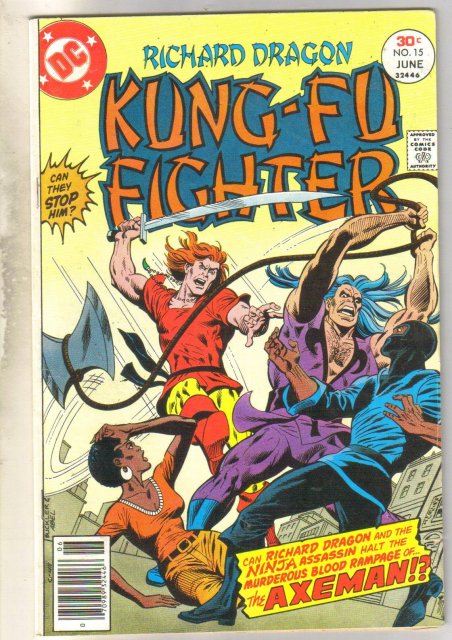 Richard Dragon Kung-Fu Fighter #15 comic book fine 6.0