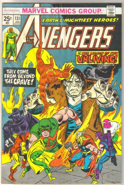 Avengers #131 comic book very good 4.0